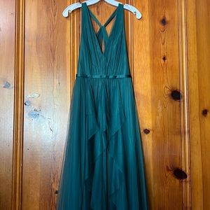 Vera Wang Gown forest green size 0